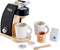 Hape Wooden Black Coffee Maker Kitchen Set with Accessories| Pretend Play Toy