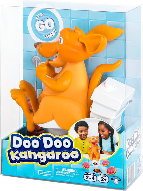 Doo Doo Kangaroo Game: Feed Him Until He's Gotta Go! Collect Donuts and Dodge Doo Doos to Win