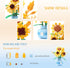 LUKHANG Sets 14+ (539 Flowers Building Blocks Botanicals Adults Technic, Sunflowers Flower Plants Collection Block