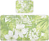 SyXIOP Fluorescent Green Floral Leaf Kids Cooling Baby Crib Mattress Cover 28" x