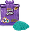 Kinetic Sand Castle Case with 1lb Teal Play Sand, Sensory Toys for Kids Ages 3 and Up, Multipurpose Storage Container
