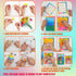 FTBox 3D 6 7 8 9 10 11 12 Crafts Gift for Girls, DIY Felt Flowers Wooden Vase Picture Frame Painting Kit, Arts