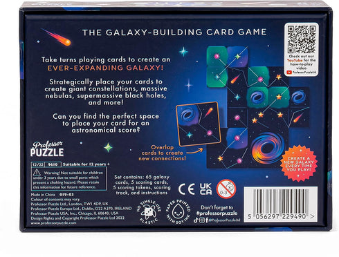 Professor PUZZLE Outer Space Galaxy-Building Card Game