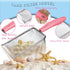 LIDAGO Set 3 3 Beach Toy Include Mesh Shovels and Beach Mesh Bags,Kids Sand Sifter Colorful Mesh Bag for Shells