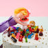 21 Pieces Miniature Bottles, 1 Piece Mini Toilet Cake Topper, Dollhouse Cake Miniature Funny Toy Set for Party