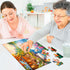 4 Packs 36 Large Piece Puzzles for Seniors, Dementia Puzzles, Alzheimer's Cognitive Games with 4 Storage Bags