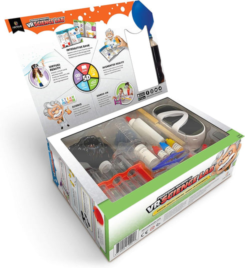 Professor Maxwell's VR Science Lab - Virtual Reality Kids Science Kit, Interactive STEM Learning Activity Set with