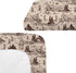 Besaomeom 4 Pack Set 28 52 Western Cowboy Crib Sheet for Boys or Girls, Neutral Soft Breathable Fitted Crib Sheet