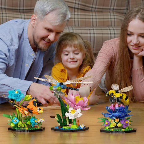 itshWOee Set,855 Ideas Insect Collection Building PCS Butterfly Dragonfly Bee Display Models for Botanicals Flowers