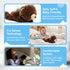 Sound Sleepers Bear Stuffed Animal Night Light & Baby Night Light Projector with Soothing Music | Plush Toddler Night
