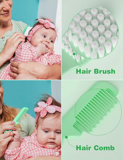 24 1 Trimmer Set Set (0-3 OTTOLIVES Baby Healthcare and Grooming Kit, in Baby Electric Nail Newborn Nursery Health Care