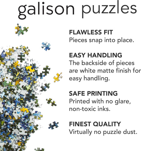 Galison Sensing Colors 1000 Piece Puzzle - Jessica Poundstone Featuring Ephemeral Art from The Hyperspectral Series