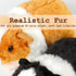 2pc Guinea Pig Stuffed Animals, Realistic Plush Cute Plushie Toys for Kids Birthday