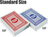 DNB SPORTS 12 6 6 DNB Deck Canasta Cards - Decks Blue and Decks Red Playing Cards with Point Values - Includes Canasta