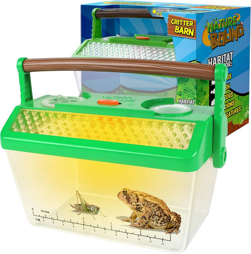 Nature Bound Bug Catcher Kit for Kids | Critter Barn Habitat | Indoor/Outdoor Insect Collecting with Light | STEM Toy