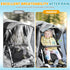 IvyWind Stroller Rain Cover for Double Tandem Stroller, Universal Size Weather Shield for Stroller, Breathable Double