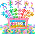 PASTEL Colors Building Blocks 300ct, Kids STEM Educational Toys, Interlocking Discs for Preschool Boys and Girls Aged 3+
