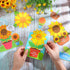 24 Set CroBlissful Sunflower Craft Kit God Says You are Sunflower DIY Crafts Christian Bible Craft Kit for Easter