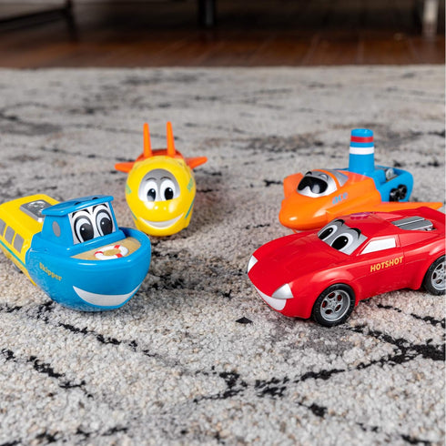 Mix or Match Vehicles Junior, 8 Pieces Magnetic Toy Play Set