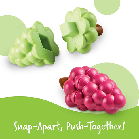 Learning Resources Snap-n-learn Fruit Shapers, Fine Motor Toy for Toddlers Ages 2+