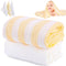 Muslin Baby Bath Towel Set - 100% Organic Cotton 5-Piece Set (2