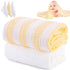 Muslin Baby Bath Towel Set - 100% Organic Cotton 5-Piece Set (2