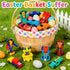 28 Pack 14 Easter Basket Stuffers, Transforming Car Robot Toys Easter Gifts for Kids Classroom Exchange Style Mini