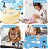 RCOMG 14PCS Mini Arctic Animal Figures, Realistic Sea Animals Toys Playset with Reindeer, Penguins, etc.