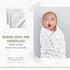 Organic Muslin Swaddle Blankets - 100% Soft Organic Cotton, Baby Girl and Boy Blankets, Ideal Registry Items - Stripes