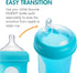 6 3 Count Boon Nursh Silicone Sippy Cup Lid - Convertible Transitional Sippy Spouts for Nursh Baby Bottles - Sippy Cup