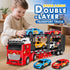 3 4 5 6 7 21" 4 Bstoyder Toddler Boy Toys for Years Kids, Double Layer Race Truck Toy with Racing Cars, Friction