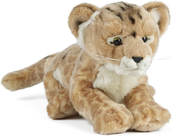 Living Nature Lion Cub Stuffed Animal, Fluffy Soft Toy Gift for Kids, 6 inches