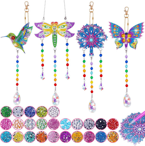 WethCorp Arts and Crafts for Kids Ages 8-12, Diamond Painting Kits for Boys Girls, Creative Art Activity for 6-12 Year