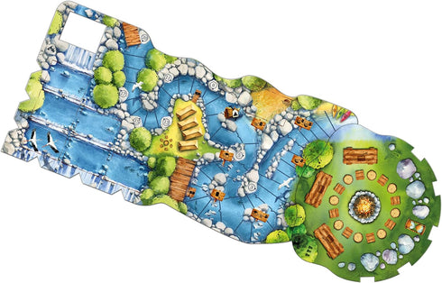 Meadow Downstream Board Game Expansion - Fun Family Strategy Adventure Game for Kids & Adults, Ages 10+, 1-4 Players