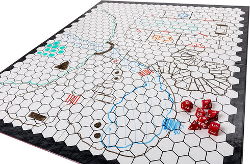 27x23 inches, 1 inch The Authentic Role-Playing Game Board by Hexers, Mat Alternative, Compatible with Dungeons