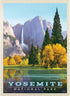 MyPuzzle Yosemite National Park: Golden Vista Vintage Poster - Premium 1000 Piece Jigsaw Puzzle for Adults