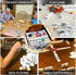 Set 91 Double12 Set Yinlo Mexican Train Dominoes with Sound Effects, Mexican Train Dominoes Game for Travel, Tiles