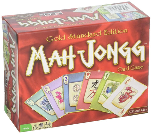 Mah Jongg Card Game Gold Standard Edition by Continuum Games - Family Fun with American & Chinese Rules