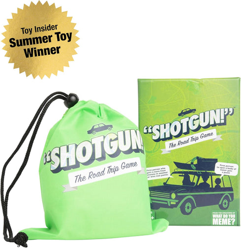 WHAT DO YOU MEME? Shotgun! - The Road Trip Car Game for Families, Travel Activities for Kids by Relatable