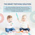 Baby Teething Tubes - Made in The USA, Soft & Durable Infant Toys, 7 Inches, Pink, Food Safe & Easy to Clean