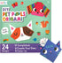 Ooly DIY Paper Kit, 24 Animal Origami Designs & Stickers, Kit Includes