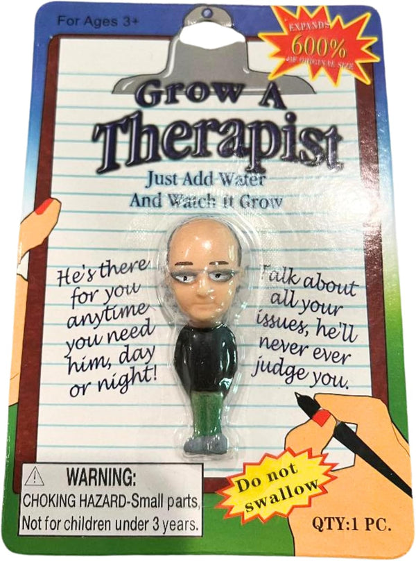 Funny Science Water Toy Grow a Therapist Growing Therapist - Grows Up to 600% Grow Creature Add to Water