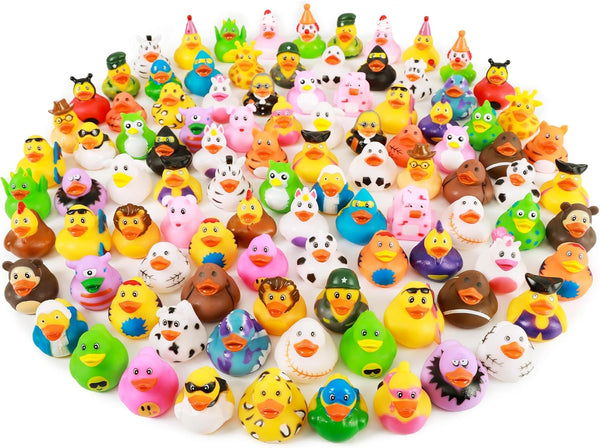 XY-WQ 100 Pack Rubber Duck for Jeeps Ducking - 2.3 Inch Bulk