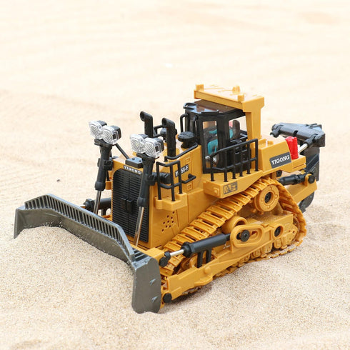 Bulldozer Bulldozer bulldozing Dwi Dowellin Rc Toys for Boys,Construction Remote Control with Metal Shovel