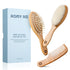 Wooden Hair Brush Set - Premium Baby Comb and Brush - Soft