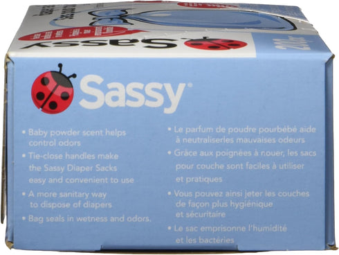 200 Count, Packaging Sassy Baby Disposable Diaper Sacks, may vary