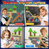 Norline 100PCS 3-5 4-8 5-7 8-12, 3+ Girls(0.8") Magnetic Blocks Building Toys, STEM Learning Sensory Toys for Kids Age