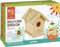 Beetle & Bee Build A Bird Bungalow - DIY Outdoor Birdhouse Kit for Kids, Includes 4 Paints, 1 Brush, Hardware