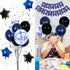16th Birthday Decorations for Boys and Girls, Dark Blue HAPPY BIRTHDAY Banner, Silver Number 16 Balloons