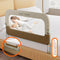 Bed Guard Rail for Toddlers - 32" Adjustable & Folding Portable Bed Railing for Crib, Twin, Bunk, Full, Queen & King